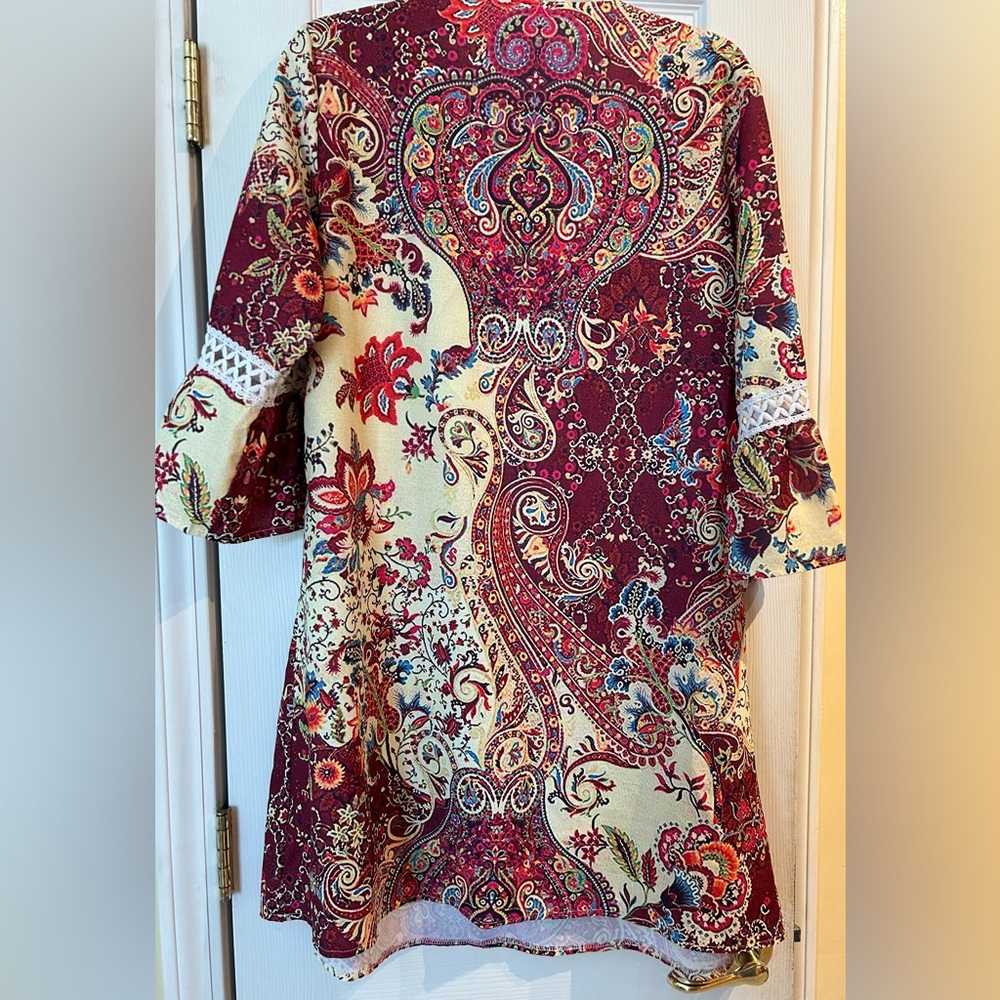 Beautiful Boho Dress Size 12 EUC - Picture 6 of 9